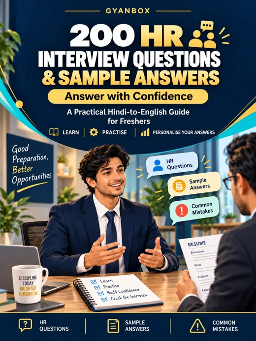 200 HR Interview Questions and Sample Answers eBook cover